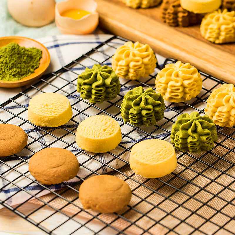 东望洋进口黄油小熊曲奇饼干礼盒儿童休闲零食糕点心760g手信