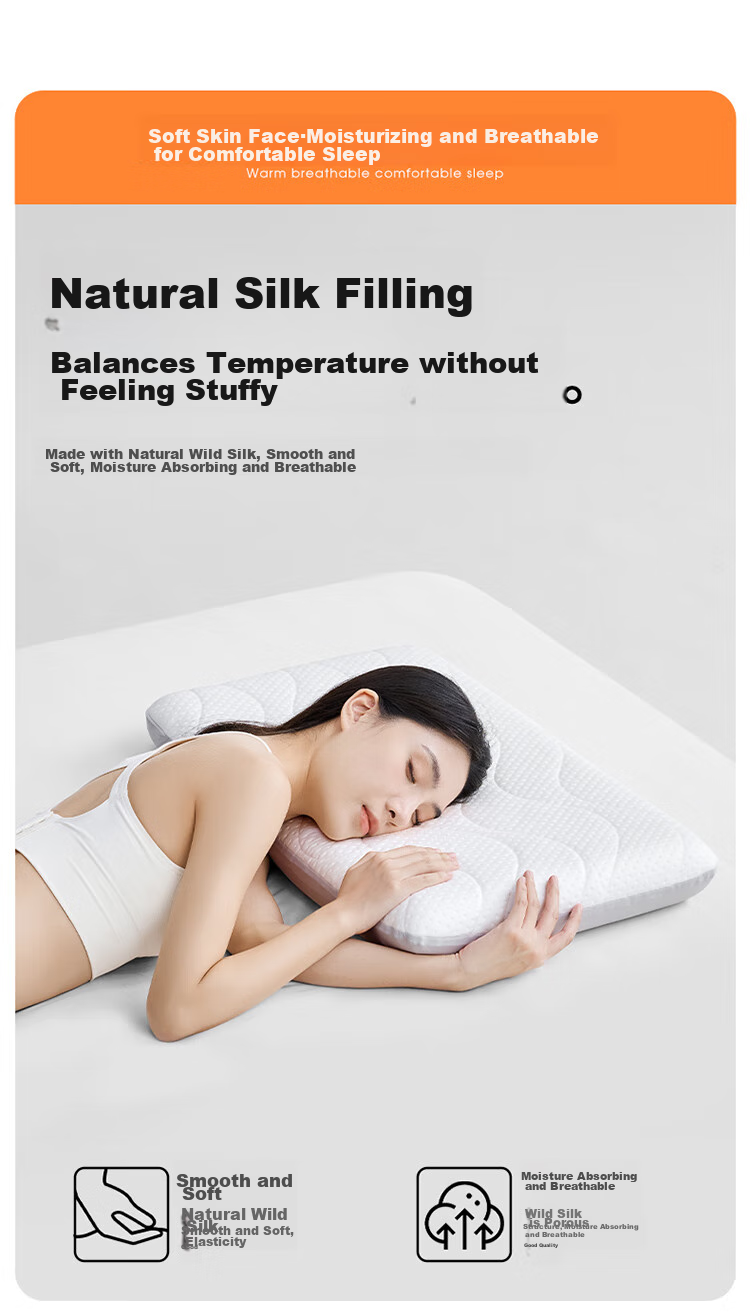 Lafufeier Scientific Zone Cervical Support Pillow, Class A Antibacterial Memory Foam Pillow, Deep Sleep Slow Rebound Pillow, Single Piece 12