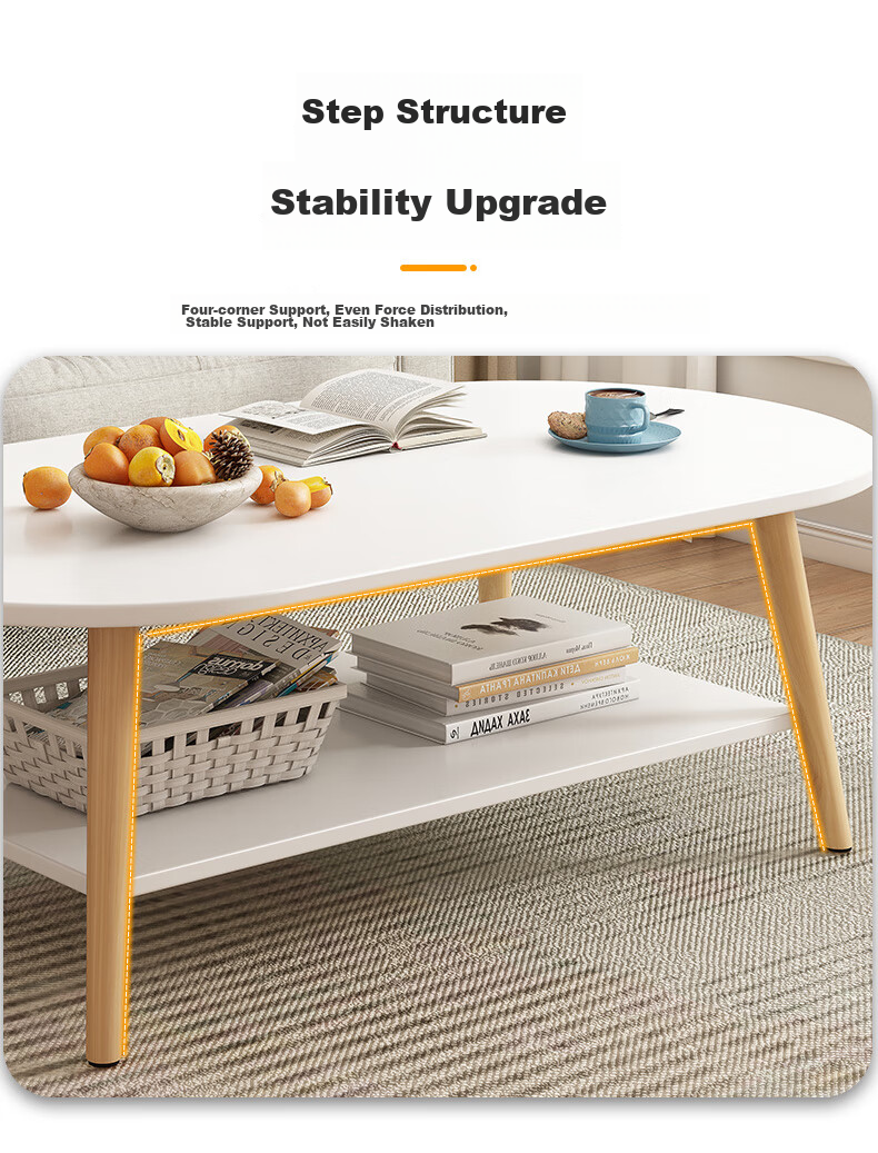 Shanshanmuyi Coffee Table, Simple Living Room Tea Table, Small Apartment Side Table, Home Tea Stand, Nordic Style Side Table, Balcony Mini Table 8