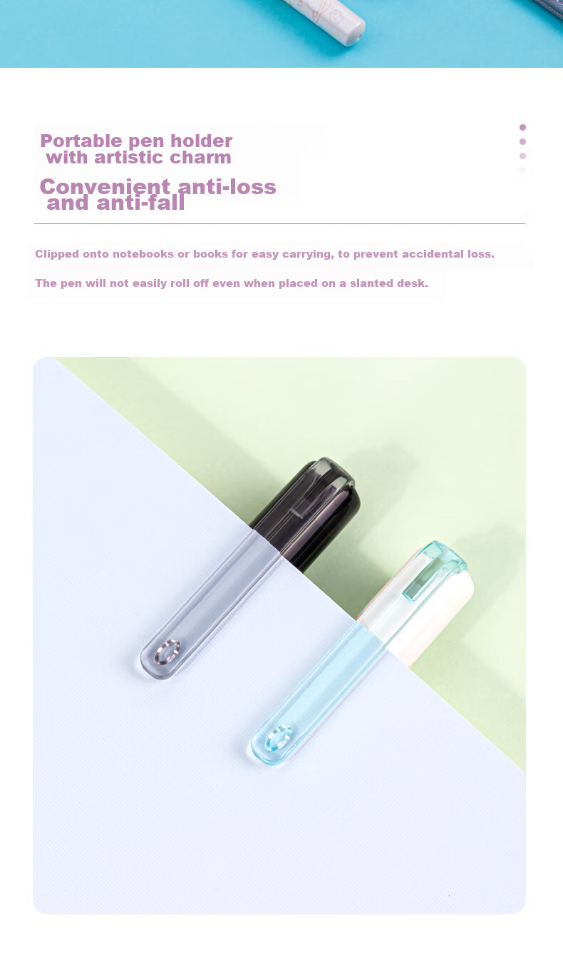 Deli Student Fountain Pen with Replaceable EF Nib, Ergonomic Design for Handwriting Practice And Office Use, Includes 1 Fine Nib + 1 Extra Fine Nib + 4 Ink Cartridges in Blue, S691 EF Nib (Approximately 0.38mm) 3