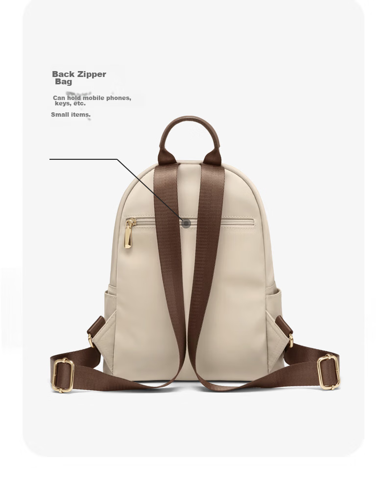GOLF Women's Backpack, Casual IPad Laptop Bag, Versatile Student Schoolbag, Commuter Travel Bag, Birthday Gift 8