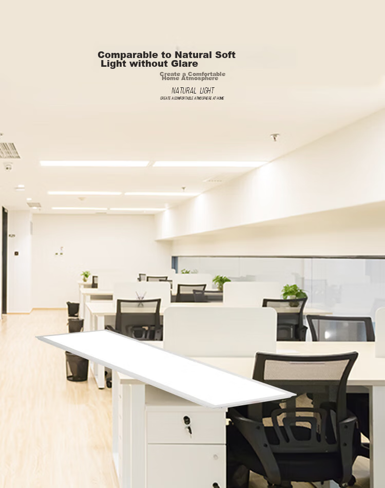 Foshanzhaoming LED Integrated Ceiling Panel Light, Aluminum Buckle Surface Panel Light, 600*600 White Light, for Office And Commercial Use, 60W 3
