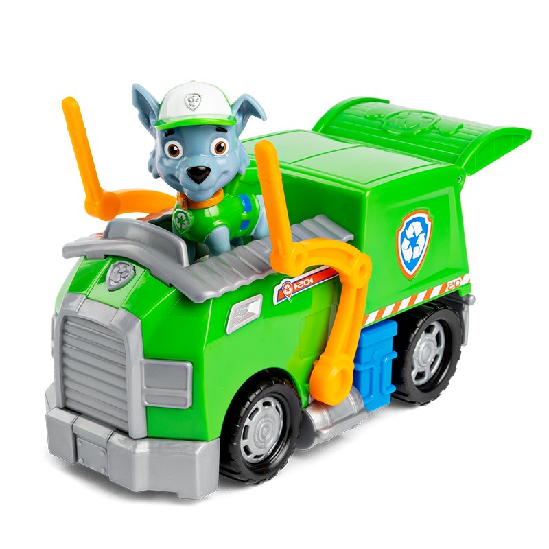 PAW PATROL Paw Patrol Patrol Car, Children's Toy for Ages 3-6, Recycling Garbage Truck, Sanitation Vehicle, Toy for Boys And Girls, Birthday Gift