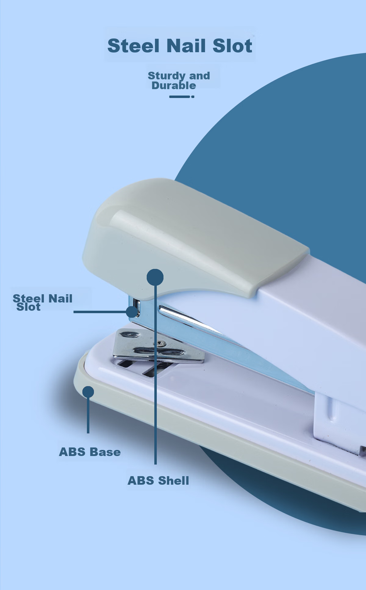 TANGO 12# Economical Office Stapler/Binding Machine/Silver Gray 24/6 Office Stationery Supplies 3C Digital Full Network Low Price 4