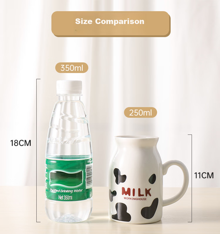 Beisesi Mug, Creative Gift, Ceramic Cup, Cloud-Shaped Milk Cup, Breakfast And Drinking Cup for Men And Women Students 3