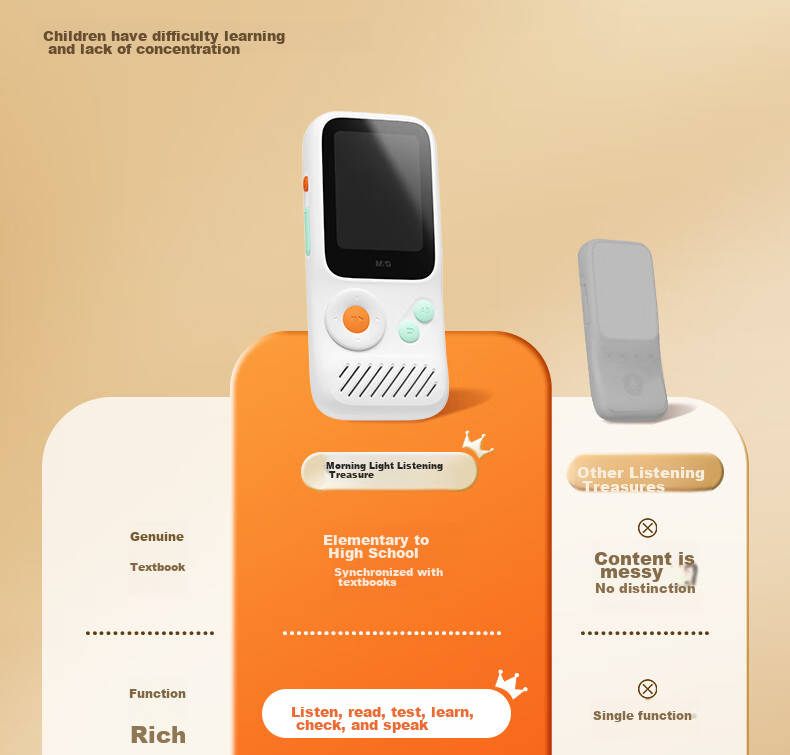 M&G Stationery, English Listening Treasure, Pocket Repeater Learning Machine for English Listening, Portable Vocabulary Player, Xuan Ling Ji Listening Device, 32GB Birthday Gift 6