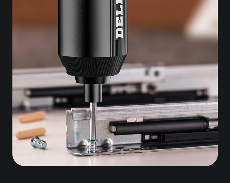 Delixi Electric Cordless Screwdriver Rechargeable Portable Mini Multifunctional Electric Drill Screwdriver Set for Home Use 8