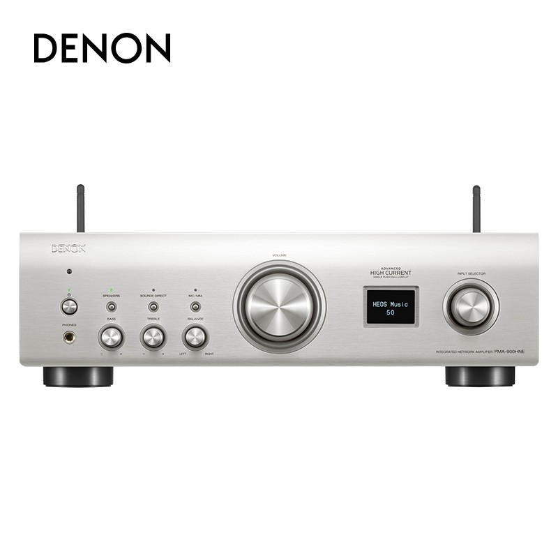 DENON PMA-900HNE HiFi Audiophile Amplifier And Digital Radio Two-In HEOS Lossless Music Streaming Supports WiFi And Bluetooth Integrated Network Amplifier Stereo Silver