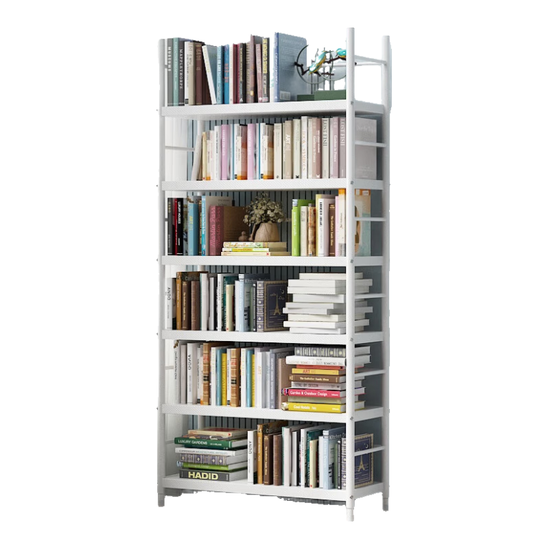 Anerya Steel Bookshelf, Floor-Standing, 176cm, Multi-Tier Simple Bookcase, Storage Rack, Display Shelf, Storage Organizer, 6 Layers, 62cm