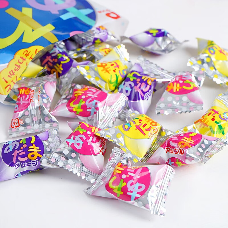 佩茵碳酸糖硬糖120g糖果日本进口气泡糖水果糖儿童休闲零食结婚喜糖