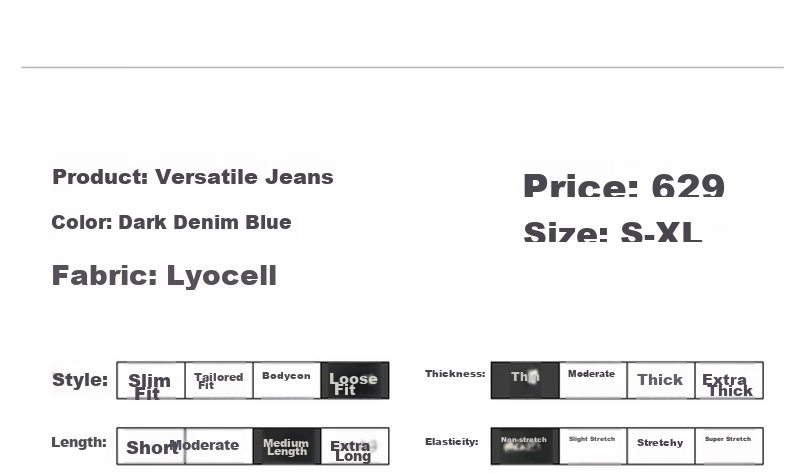 Dme [100% Lyocell Tencel Jeans] Spring And Autumn Color-Block Wide-Leg Jeans for Wome 9