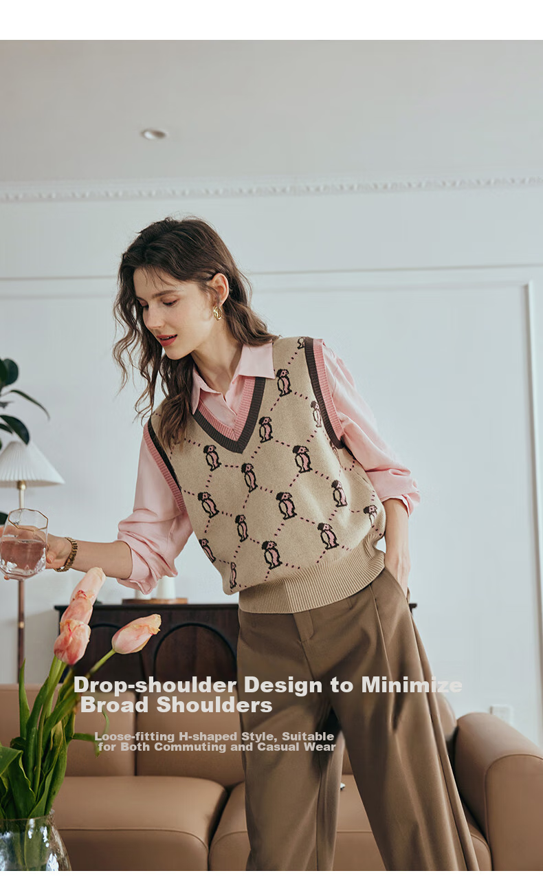 Olrain Long-Sleeve Shirt for Women, Spring And Autumn Loose-Fitting Office-Style Blouse, Pink, Size M 36