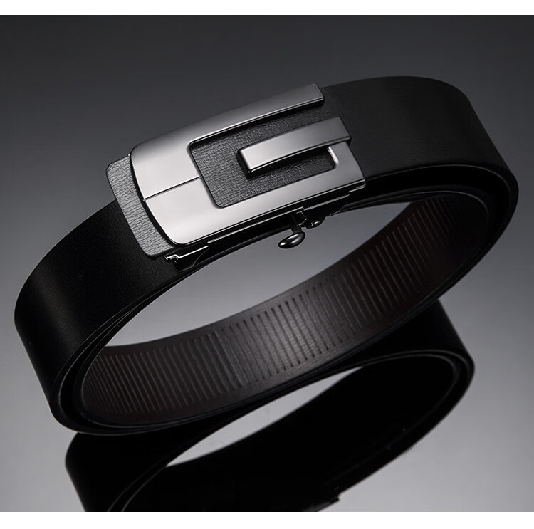 GOLF Men's Belt, Durable Cowhide, Automatic Buckle, Business Casual Jeans Belt, Gift Box Packaging, Present for Boyfriend 14