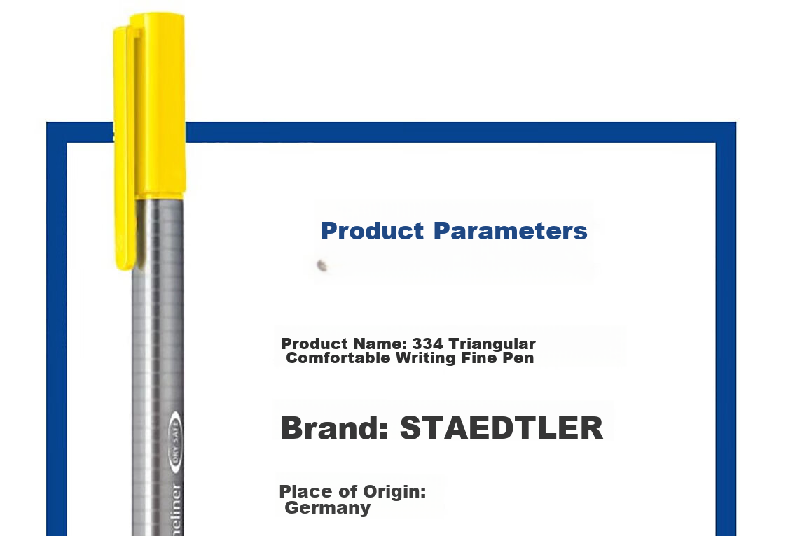 STAEDTLER Needle-Tip Pen, 0.3mm Fiber Tip, Water-Based Ink, Washable, Direct Liquid Signing Pen, Art Drawing Outlining Quick-Drying Pen, Black, 10 Pieces, 334-9 6