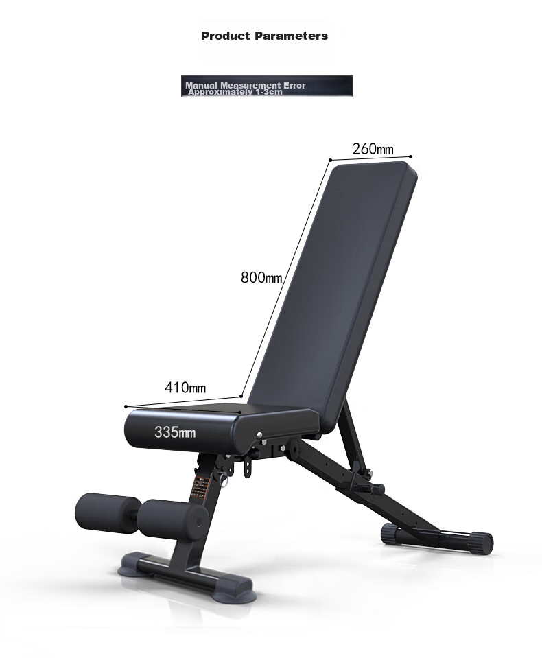 GK Dumbbell Bench, Multifunctional Foldable Fitness Chair, Home Gym Equipment, Foldable Abdominal Trainer, Bench Press Chair, Weightlifting Bench 1