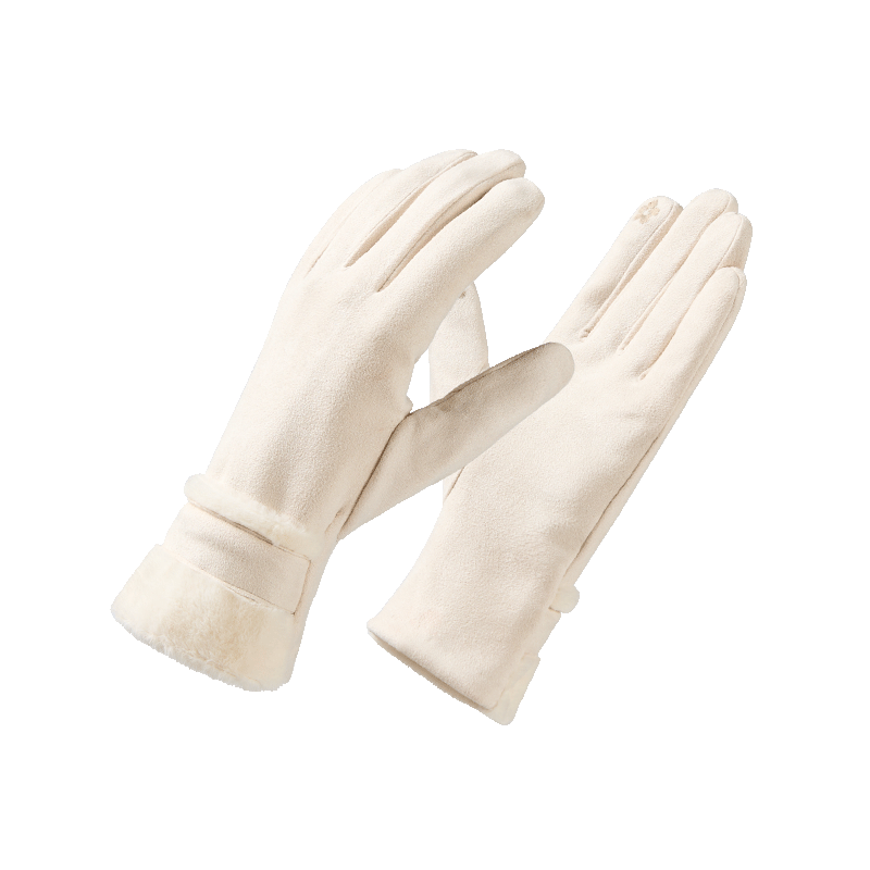 MISSION UV Warm Gloves for Women, Thickened And Fleece-Lined for Winter, Autumn And Fall, Suitable for Cycling And Driving, Windproof, Cold-Resistant, Touchscreen Compatible Gloves