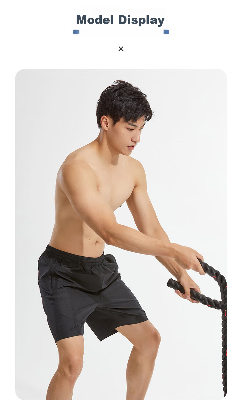 Li-Ning Men's Sports Set, Summer Short-Sleeve Shorts, Quick-Dry Fitness Wear, Running Basketball Training Clothes, Breathable And Sweat-Absorbing for Daily Use 11