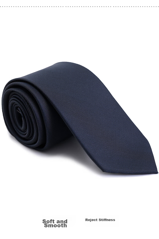 NORTHROP MARTIN High-Quality Necktie for Men, Business Suit, Groom's Wedding Tie, Hand-Tied, Campus Style, Black And Blue, Gift for Middle School Students 11