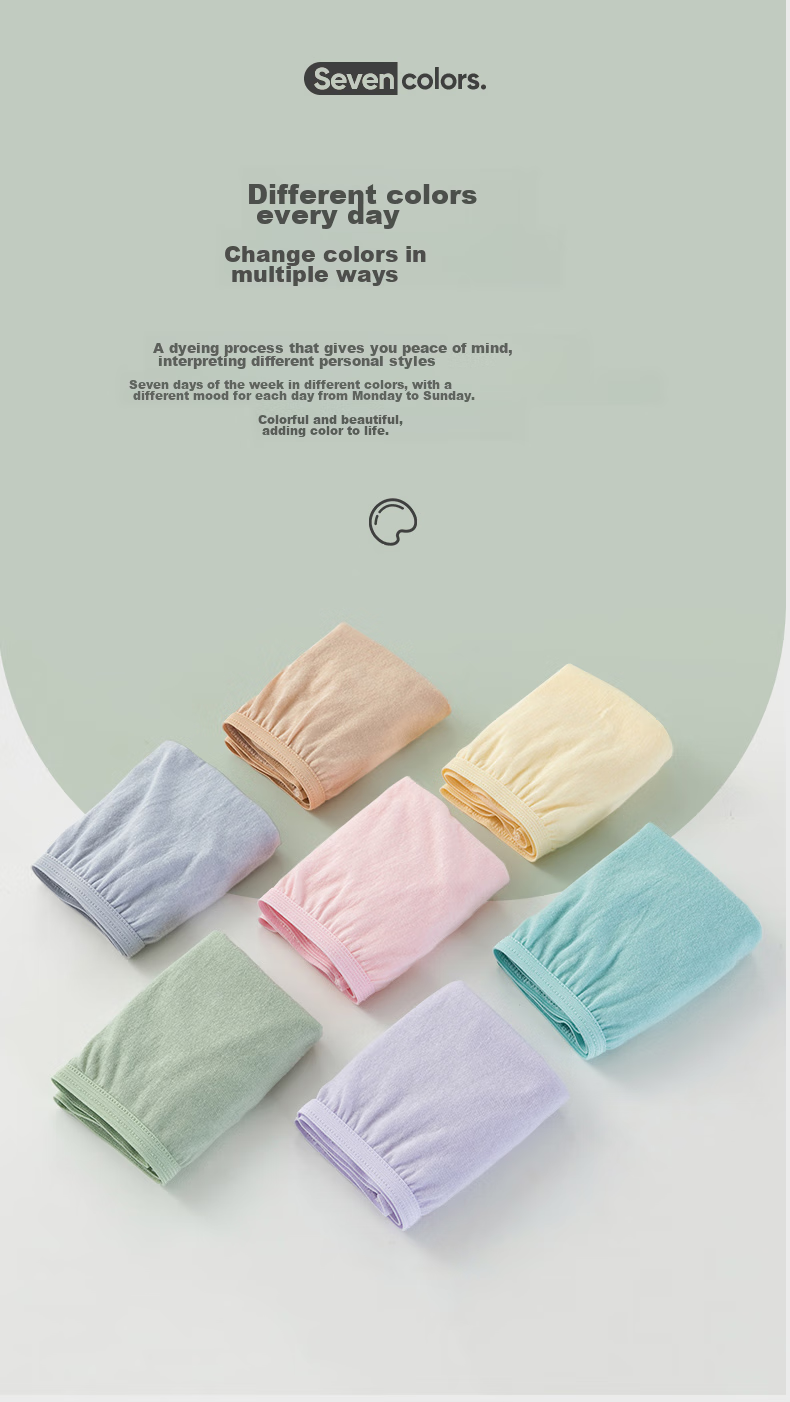HINCLOUD Disposable Pure Cotton Women's Underwear Travel Wash-Free 7A Antibacterial White 4-Pack XL (110-130) 5