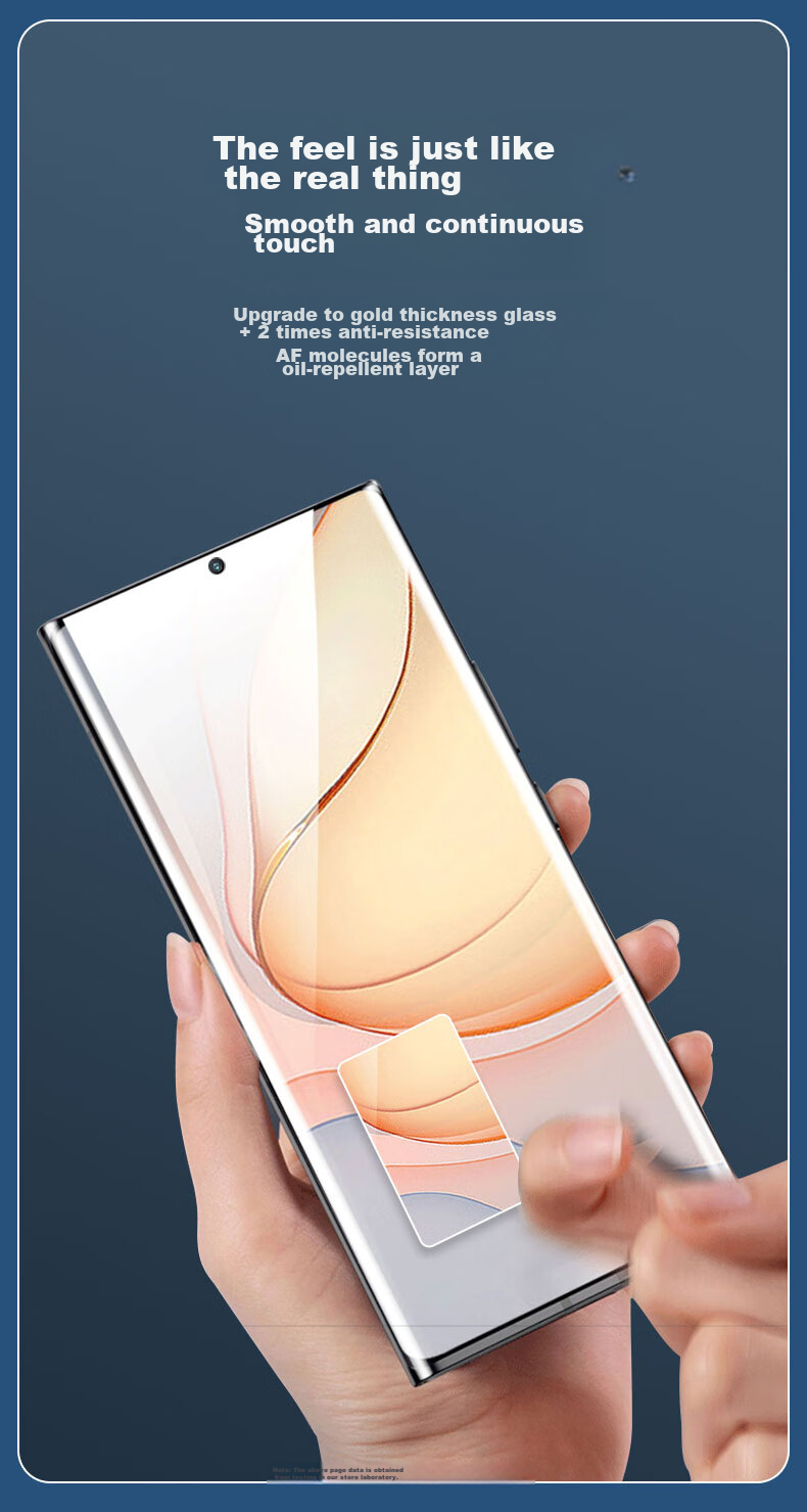 KOOLIFE [Anti-Chipping] Tempered Glass Screen Protector for Nubia Z80 Ultra, High-Definition Anti-Fingerprint Anti-Drop Gaming Film 9