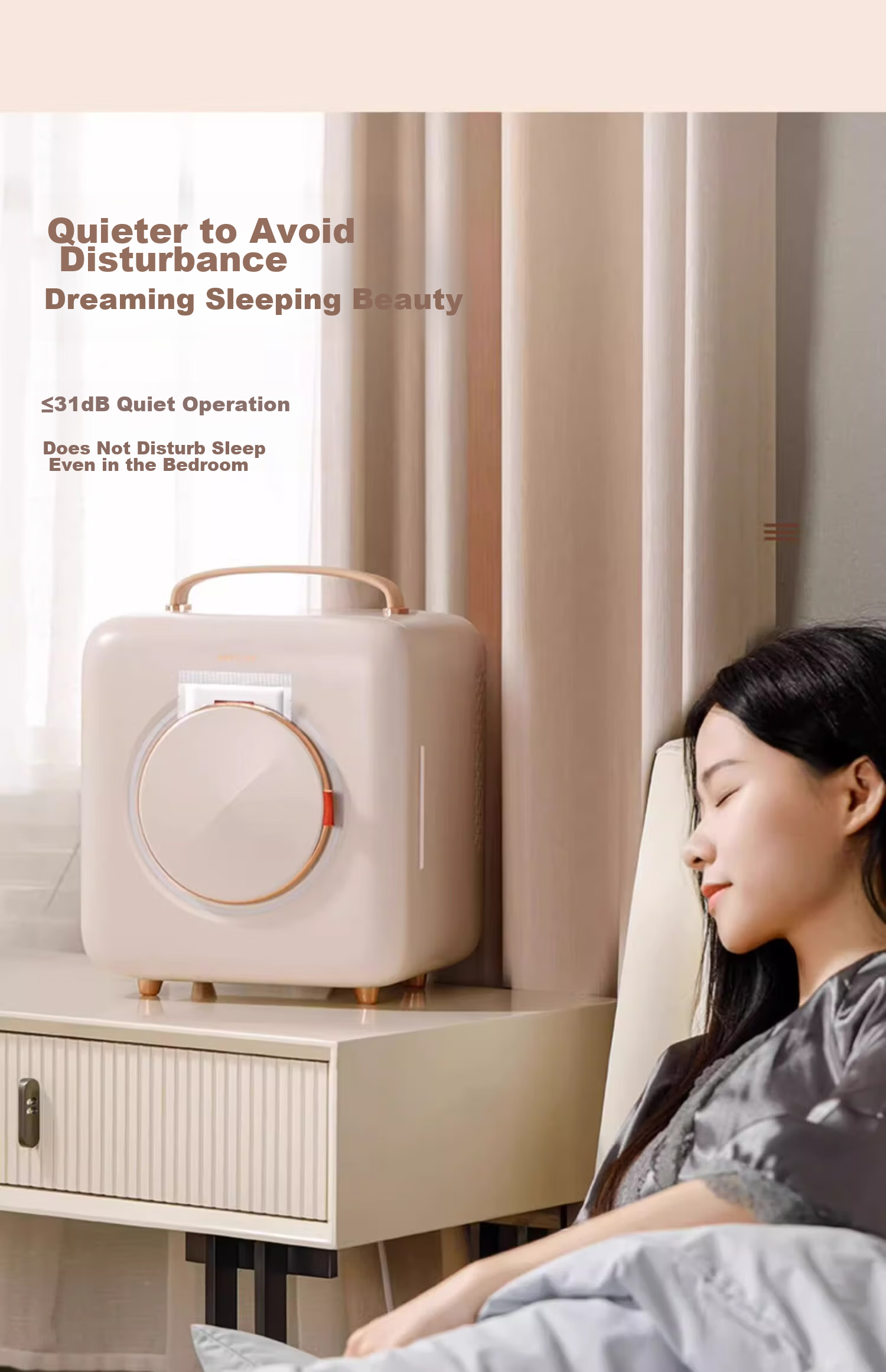 GEVILAN Beauty Refrigerator for Serum, Face Cream, Lipstick, Face Mask, Skincare Cosmetics, Cold Storage, Preservation And Organization, Specialized Mini Fridge, Gift for Girlfriend, Wife, Best Friend, Birthday Present, F1 White 15