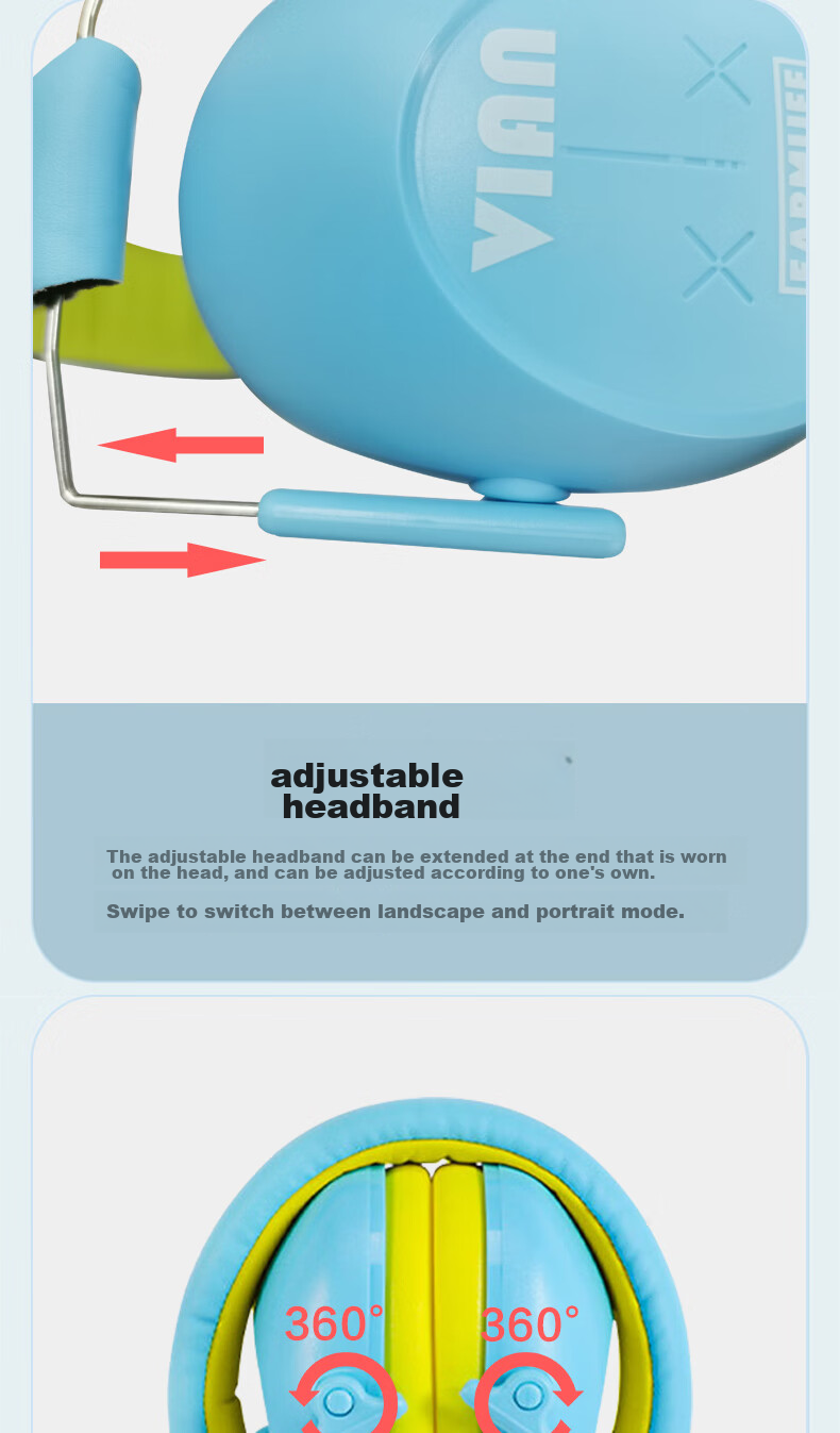 VIAN Noise-Cancelling Earplugs, Sleep-Specific Headphones, Super Soundproof Headgear, 985 Earplugs 7