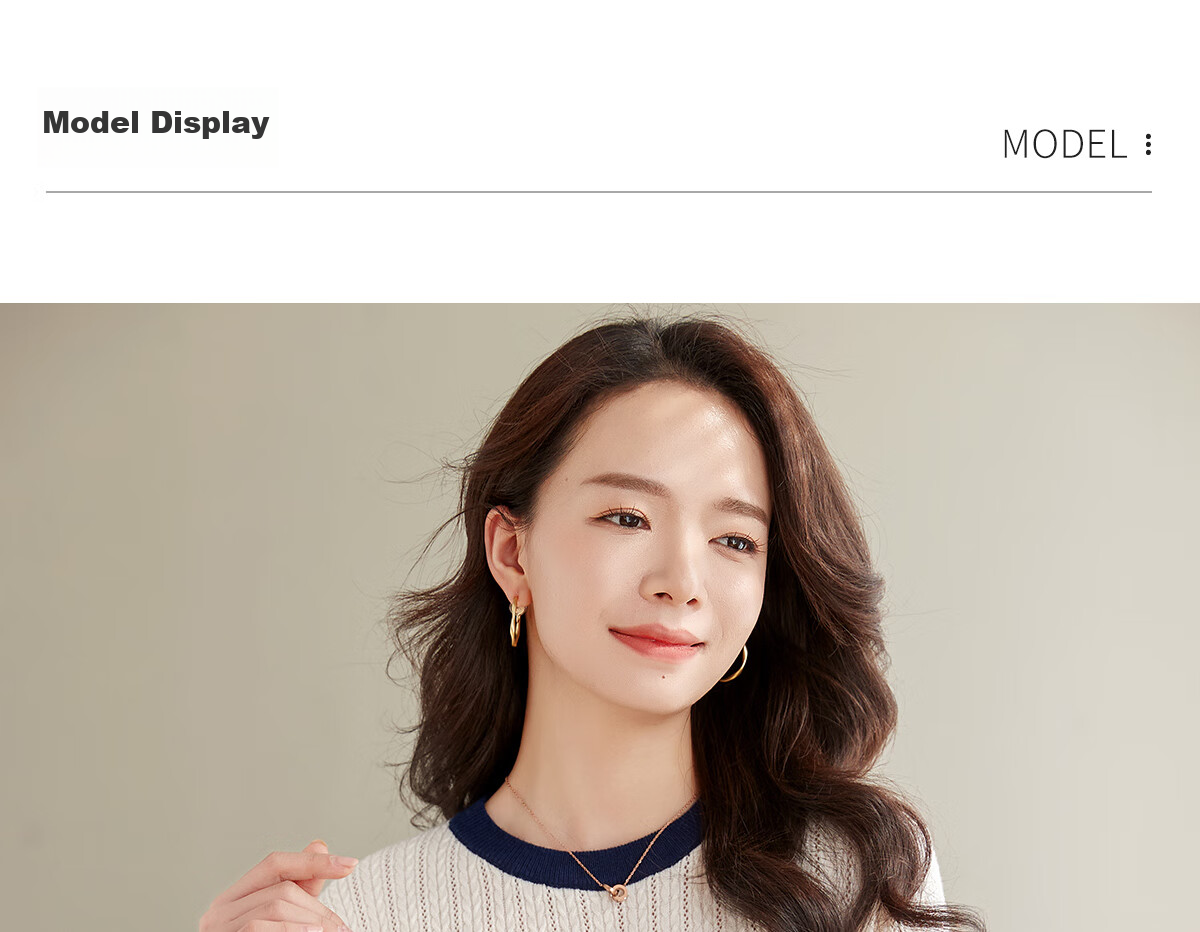 She Enjoy Women's Knitwear Round Neck Thin Sweater Lightweight Knit Top Spring Autumn Versatile Color-Block Collar T53Z155 8