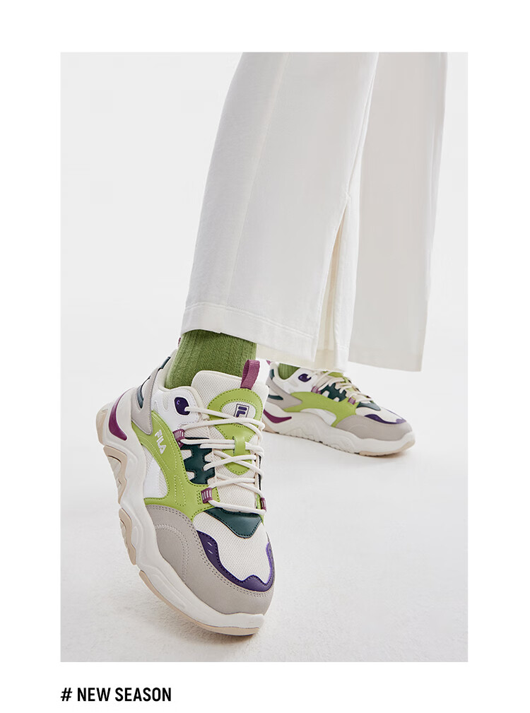 FILA Official COLLINA Women's Retro Outdoor Casual Dad Sneakers 24