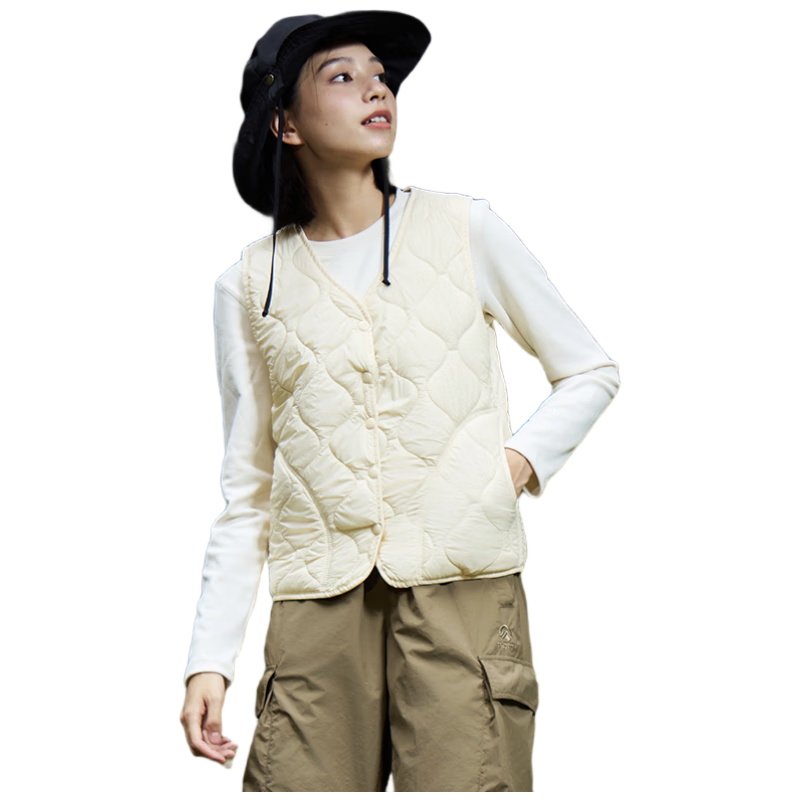 Xiongmaoxiangban Women's Wool Vest for Autumn And Winter, Fashionable Warm Outerwear, Stylish High-End Design for Fall 2025, Fleece-Lined And Thickened