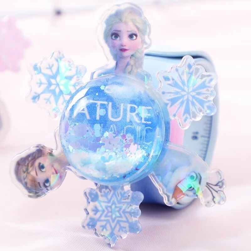 Disney Sand-Blowing Bracelet, Elsa Princess Spinning Top, Girls' Toy, Slap Bracelet, Birthday Gift for Girls