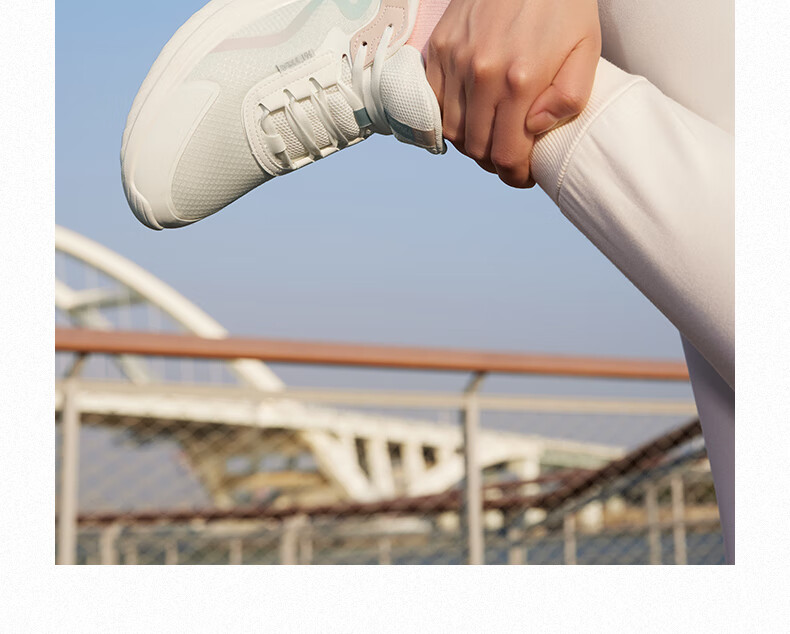 361° Women's Autumn Water-Repellent Leather Running Shoes Shock Absorption Casual Commuting Sneakers 682232233-3 5