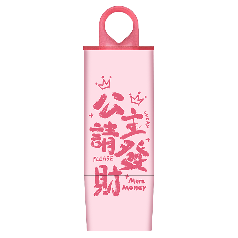 Kingston 256GB USB3.2 Gen 1 Flash Drive, DTX Personalized Princess Fortune Printing Edition Thumb Drive