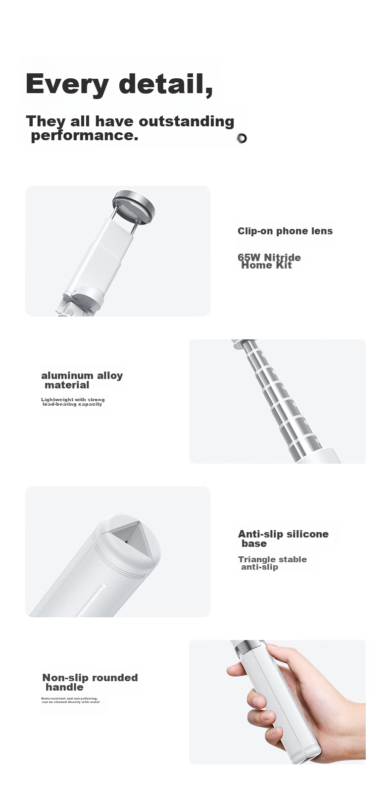 Feilipu [Mini Handheld Selfie Stick] 2026 New Portable Travel Outdoor Tripod, 360-Degree Rotation, Live Streaming Photography Vlog Multifunctional Selfie Gadget 5301 10