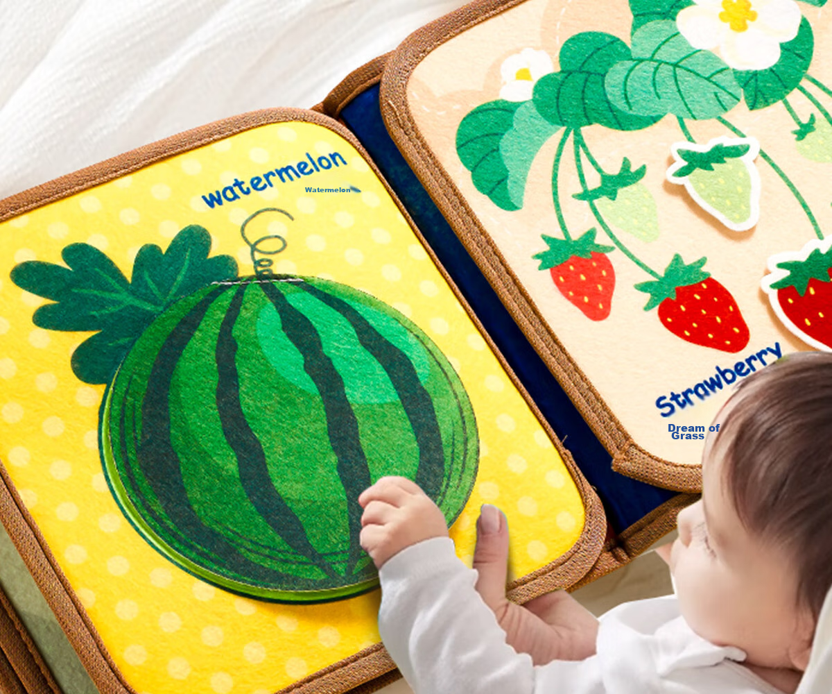 Xinge Tear-Resistant Book, Baby Chewable Cloth Book, Quiet Hand-Tearing Book, 6 Months Children's Toy, Birthday Gift, Animal Recognitio 5