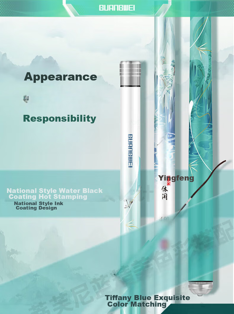 GW Fishing Rod Yingshengxiang Leisure Second Generation 3.9-Meter Platform Fishing Rod, Carbon Fiber Light And Hard Fishing Pole, Hand Rod, All-Purpose Rod, Crucian Carp Rod 10