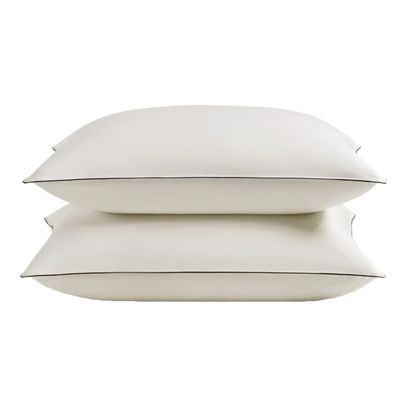 Canasin Hilton Pillow, All Goose Down, Five-Star Hotel Duvet, Class A 95% White Goose Down Pillow, Single Piece, 74*48cm