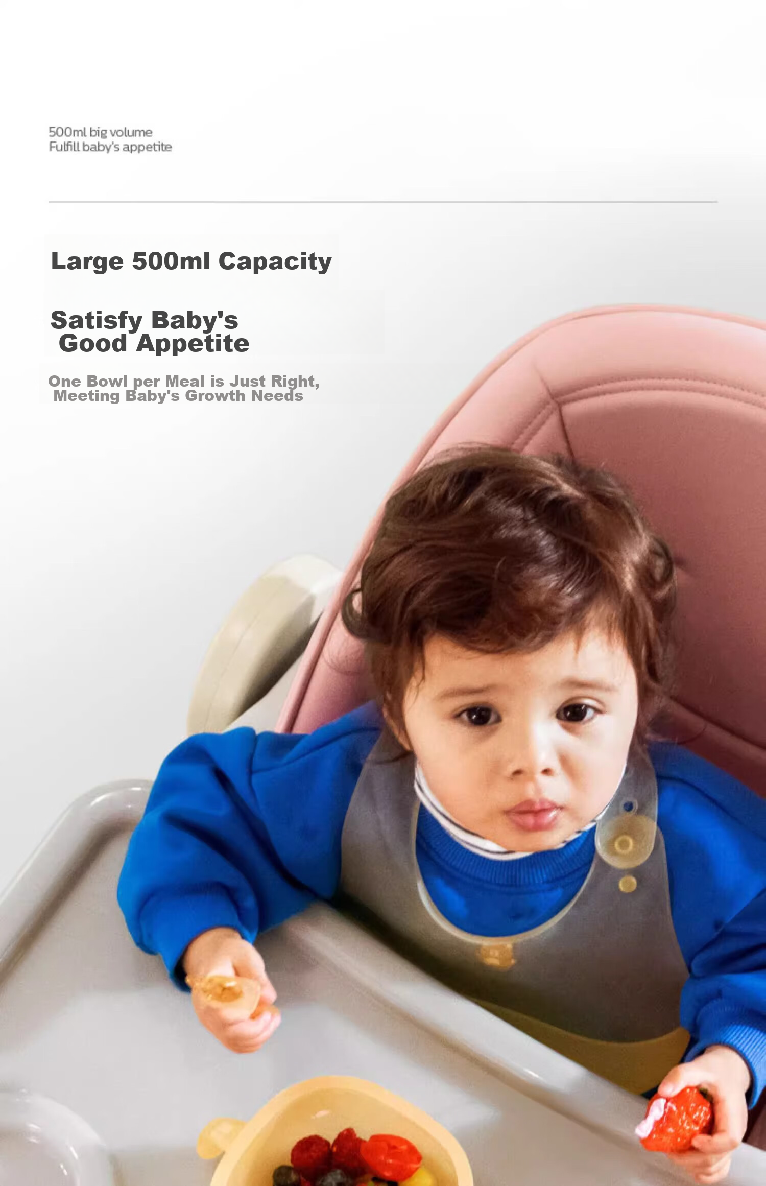 AVENT Philips Baby Feeding Training Bowl, Silicone Tableware for Infants, Suction Cup Luxury Version, Sold by JD 8