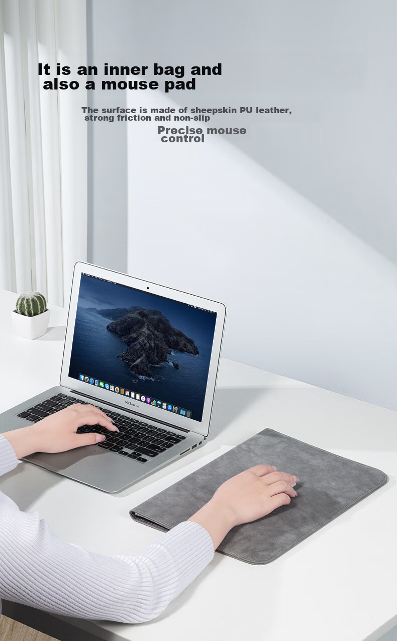 WOMT Invisible Notebook Laptop Sleeve for 12/13 Inch, Compatible with Apple MacBook Air Pro, Huawei Matebook E, Microsoft Surface Go 3 Thin And Light Laptop 7