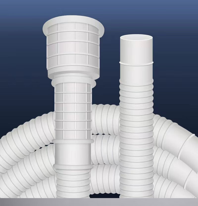 XIAOHUANGHOU Air Conditioner Drainage Pipe Extension Tube, Anti-Aging Outdoor Unit Condensation Water Drip Drainage Pipe, 2 Meters 3