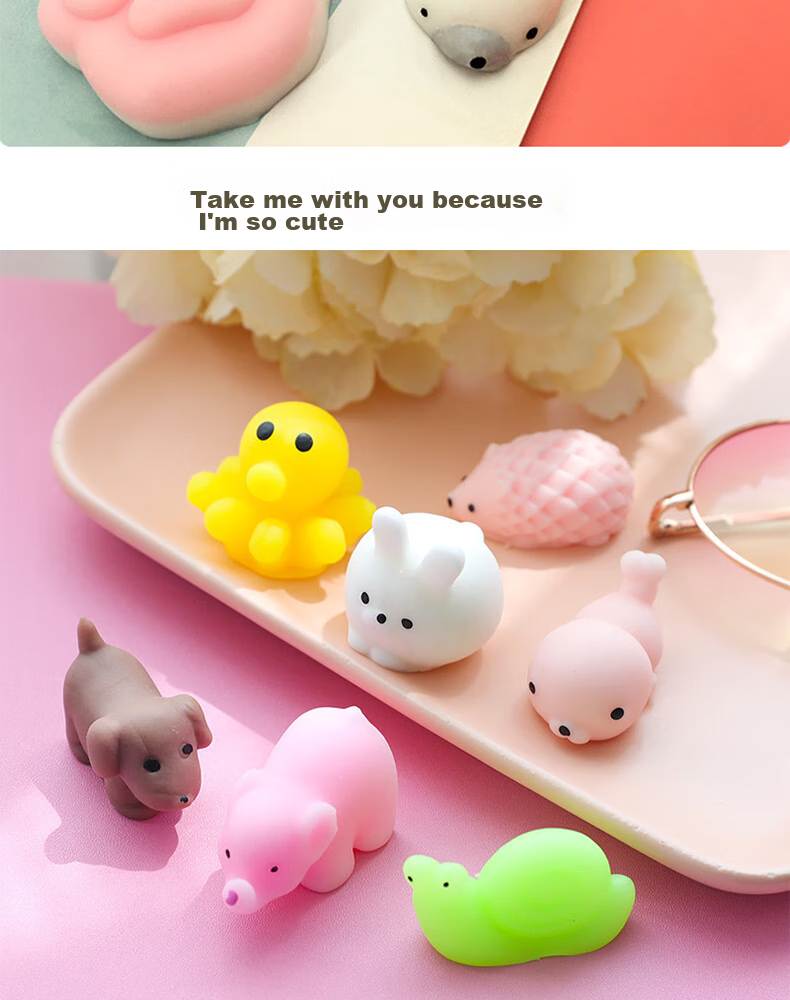 Huashimeng Cute Cartoon Animal Stress Relief Mini Stress Balls, 35-Pack Stress Relief Toy 12
