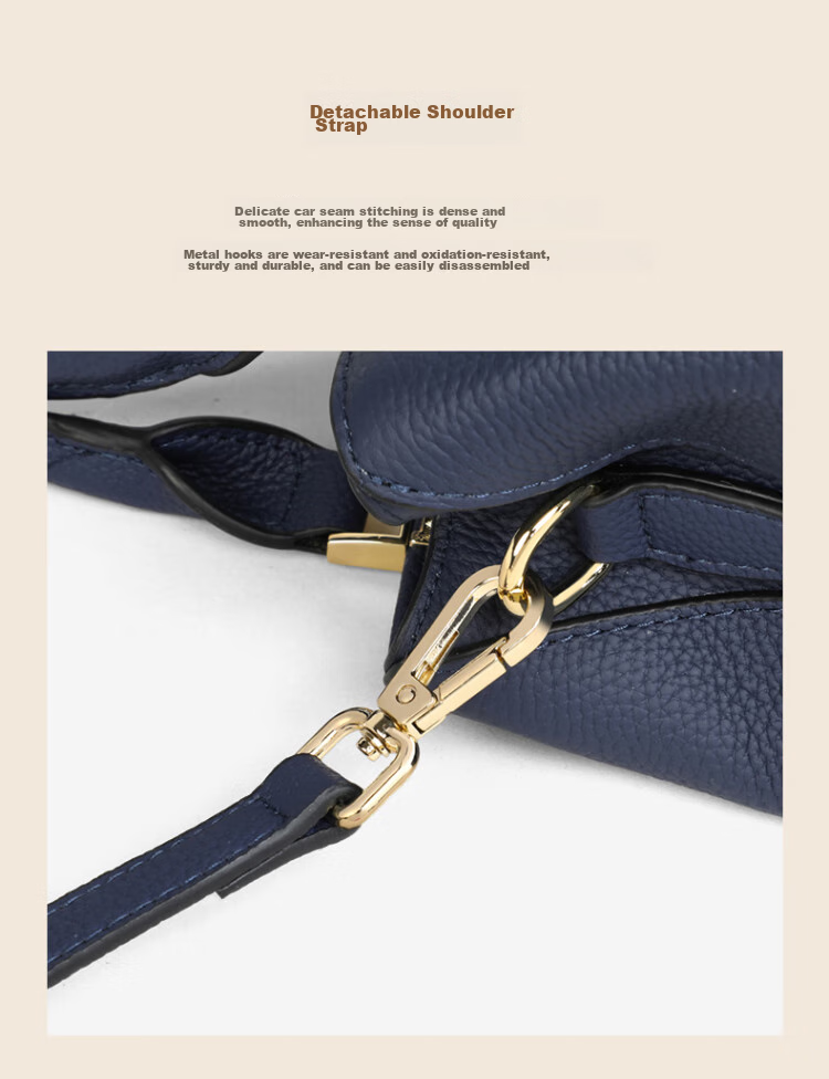 Aiqinghai Leather Handbag, Women's Bag, Large Capacity Tote Bag, Shoulder Crossbody Bag, Practical Birthday And Mother's Day Gift for Mom 5