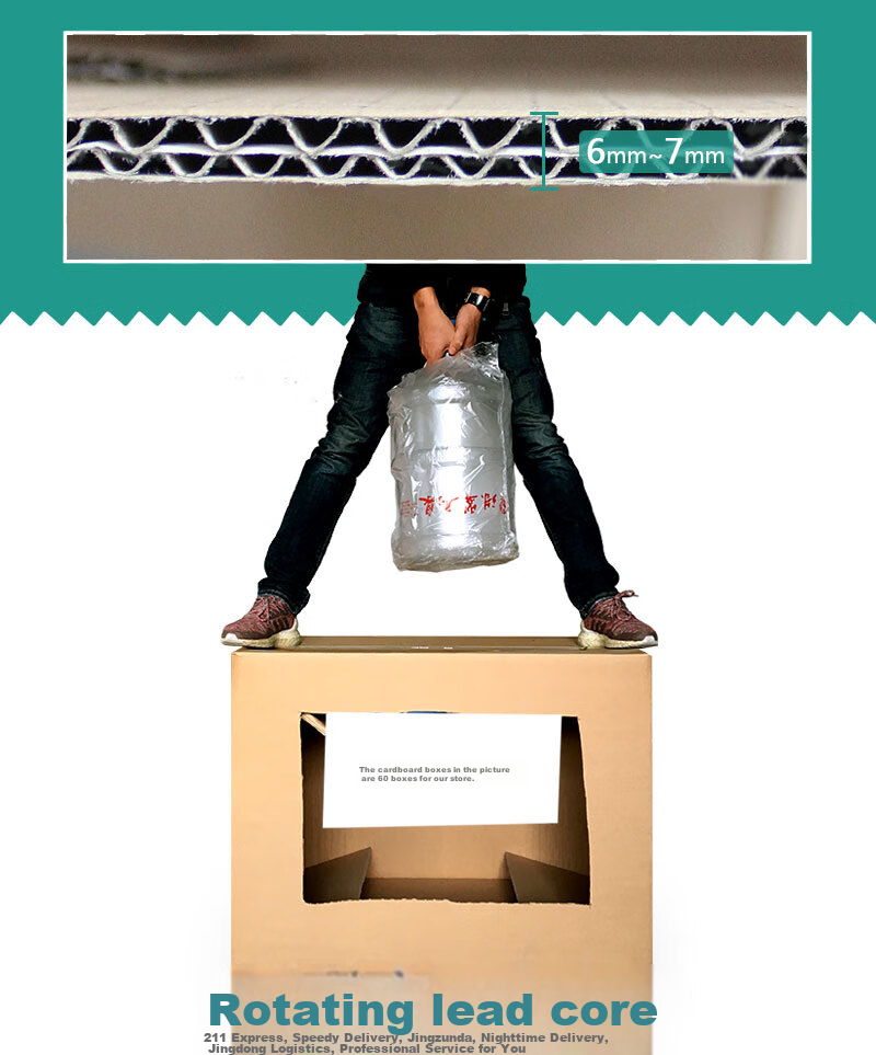 QDZX Moving Cardboard Boxes with Handles, 55*40*50 (5 Large File Boxes with Lids, Material Boxes, Office Cardboard Boxes) 5