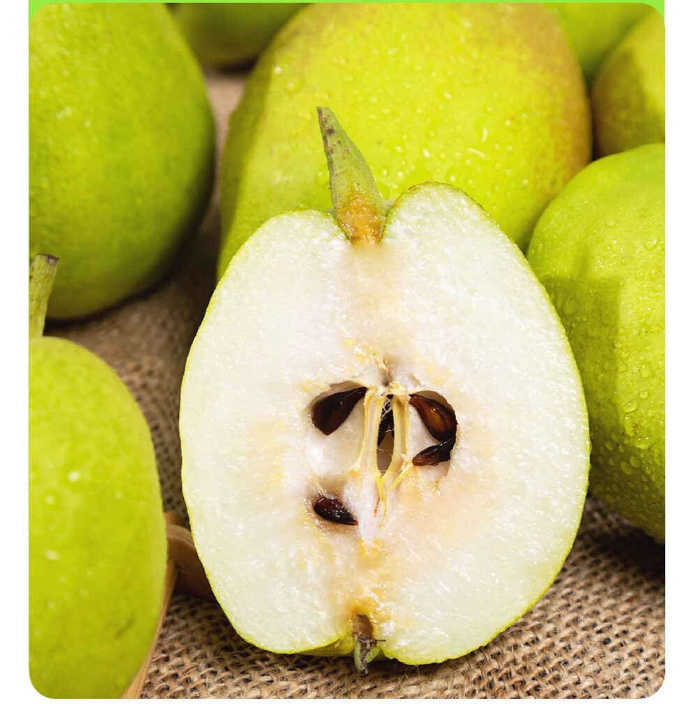 梨小梨 新疆库尔勒香梨母梨礼盒 单果100-120g以上 净重3.