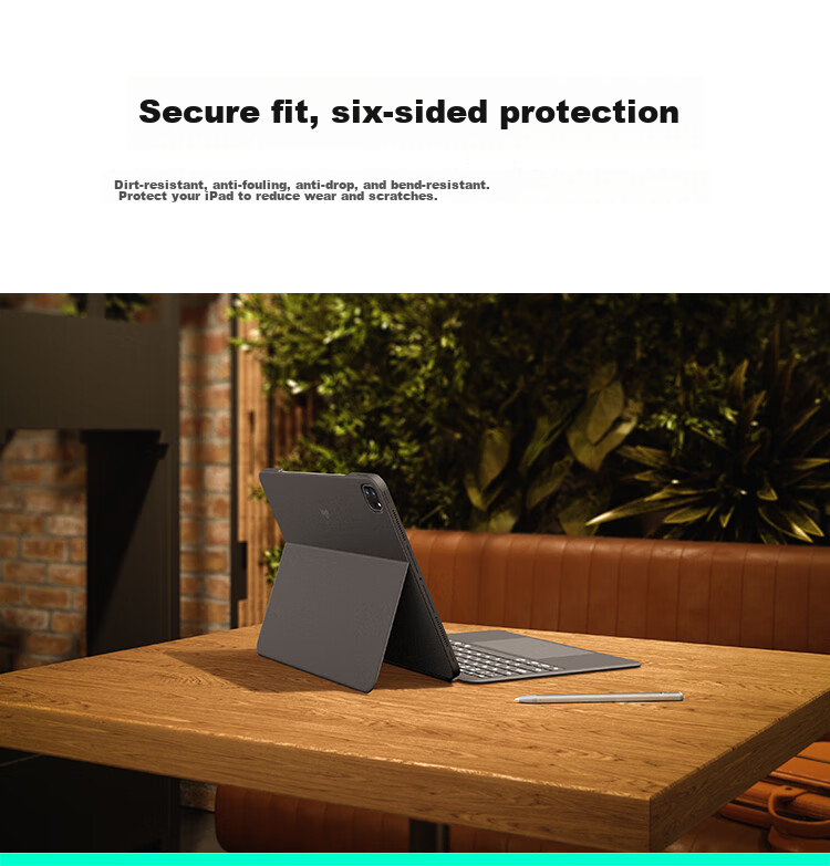 Logitech Combo Touch Tablet Keyboard Case for IPad Pro 11-Inch (M4), Graphite Black 8