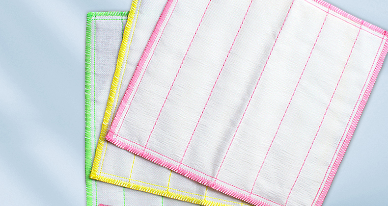 Baimao Cotton Soft Cleaning Cloth 30*30cm*3 Pieces, Plant Fiber Dishwashing Kitchen Cloth, Absorbent Oil And Water, Stain Removal, Soft Cotto 8