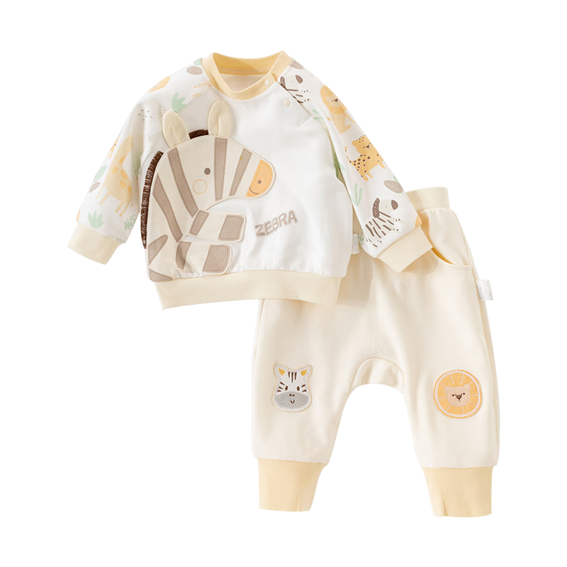 Huanxixiaoxiong Baby Clothes Set, Infant Autumn Long-Sleeve Separate Outfit, Children's Autumn And Spring Sweatshirt Long Pants, Outdoor Two-Piece Set