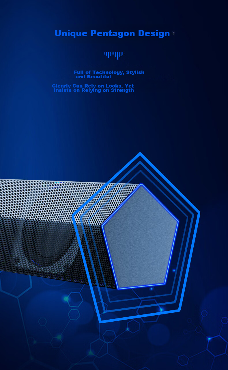 Soaiy SA-A2 Speaker, Computer Speakers, Mini Speakers, Multimedia Laptop Desktop Home Use, Online Class, Desktop USB Wired Subwoofer, Long Bar Speaker, Standard Versio 12