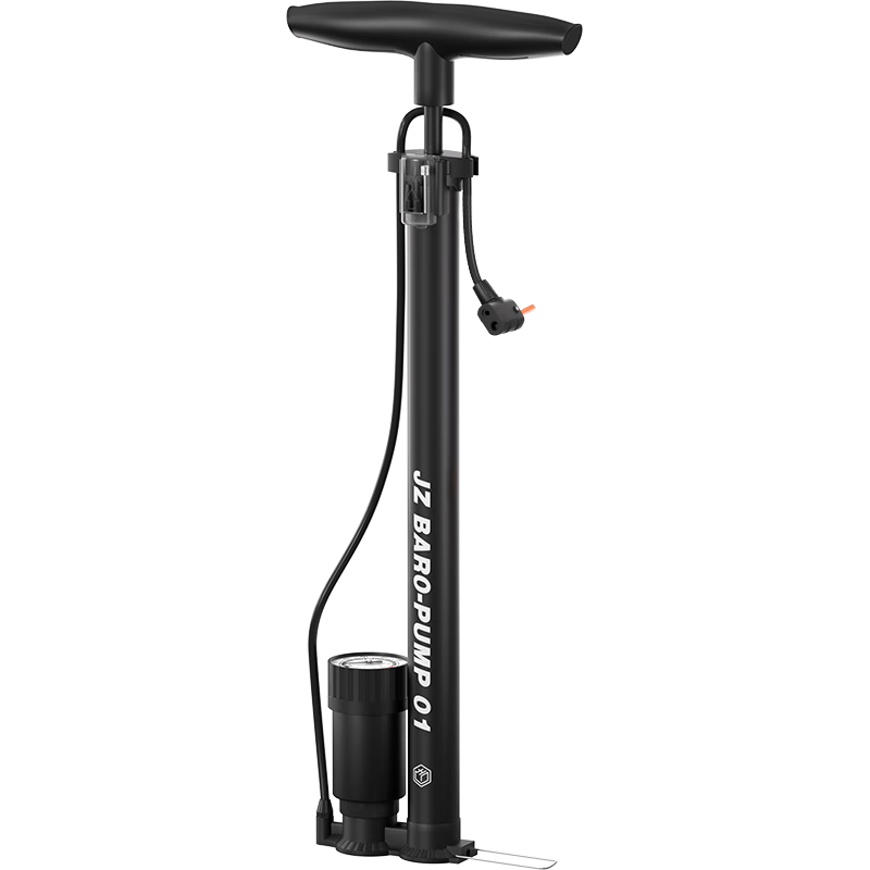 JD Original 120PSI High-Pressure Air Pump with Dual Pressure Gauge for Bicycles, Motorcycles, Electric Vehicles, Basketball Inflatio