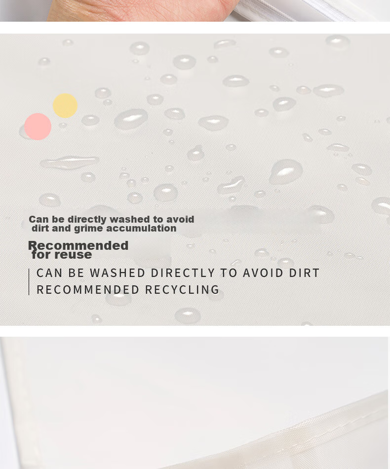 Jicang Dust Cover Hanging Bag, Household Transparent PEVA Garment Storage Bag, Closet Zipper-Style, 3-Pack, 60cm, for Clothes, Coats, And Suits 12