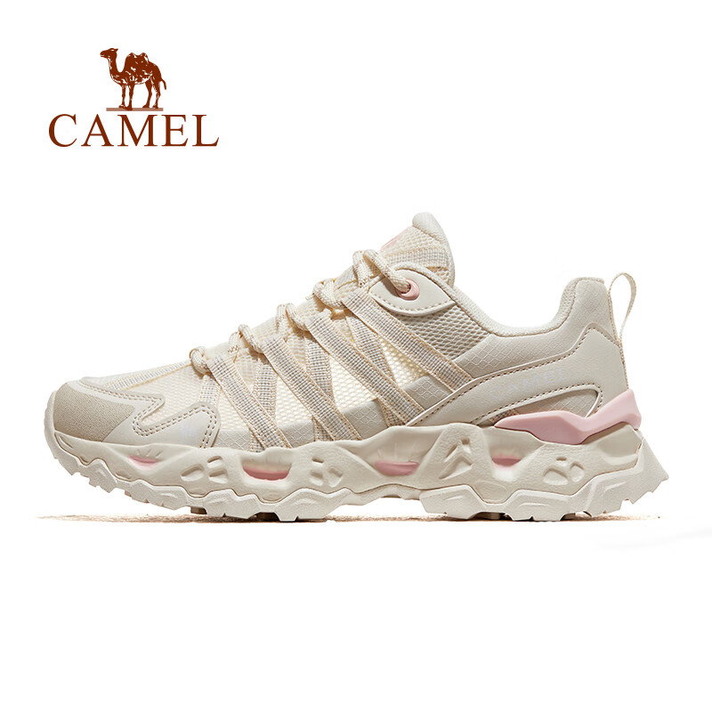 CAMEL [Wang Junkai's Choice - Qingyan] Hiking Shoes for Men And Women, Outdoor Breathable Sports Shoes, Non-Slip Wear-Resistant Trekking Footwear